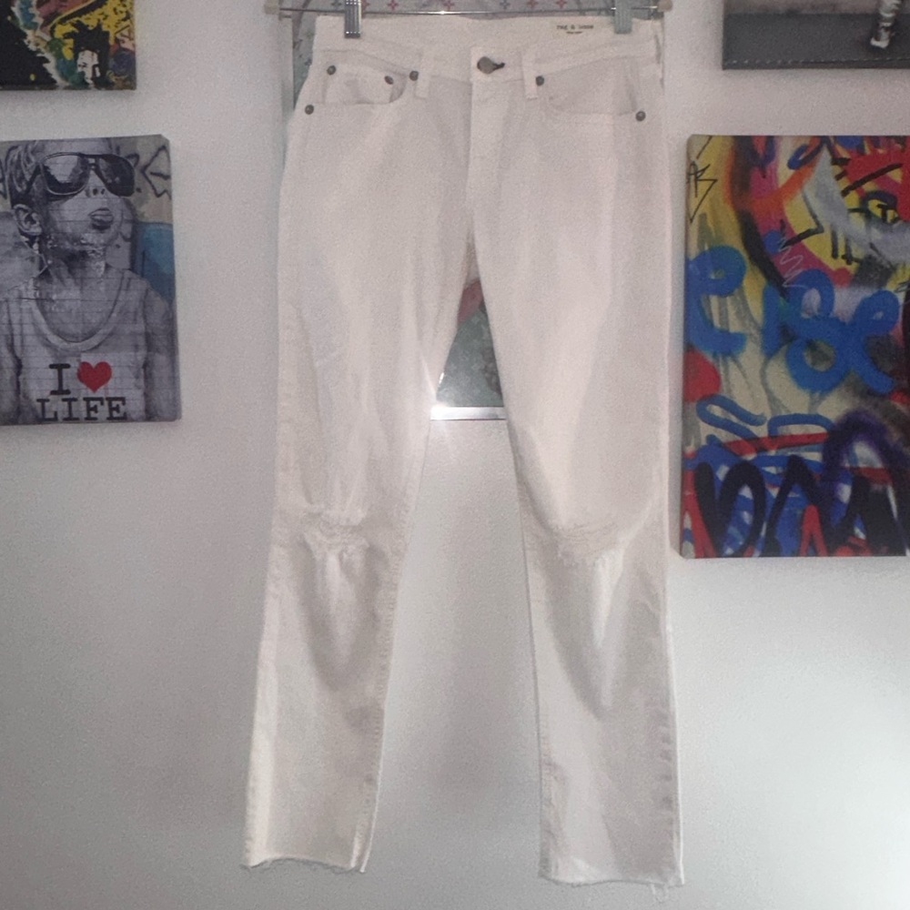 NWT Rag & Bone Dre Low Rise Ankle Slim Boyfriend Jeans - Picture 2 of 10